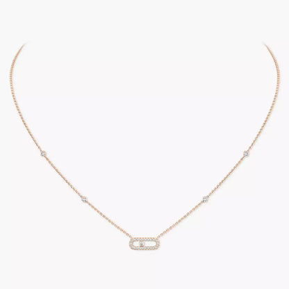 [Eterna Jewels]Diamond Necklace Move Uno