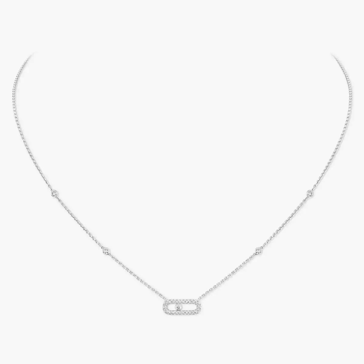[Eterna Jewels]Diamond Necklace Move Uno