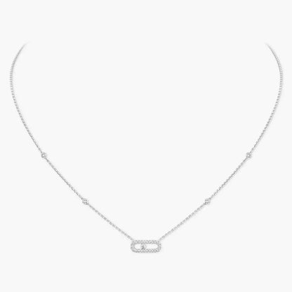 [Eterna Jewels]Diamond Necklace Move Uno