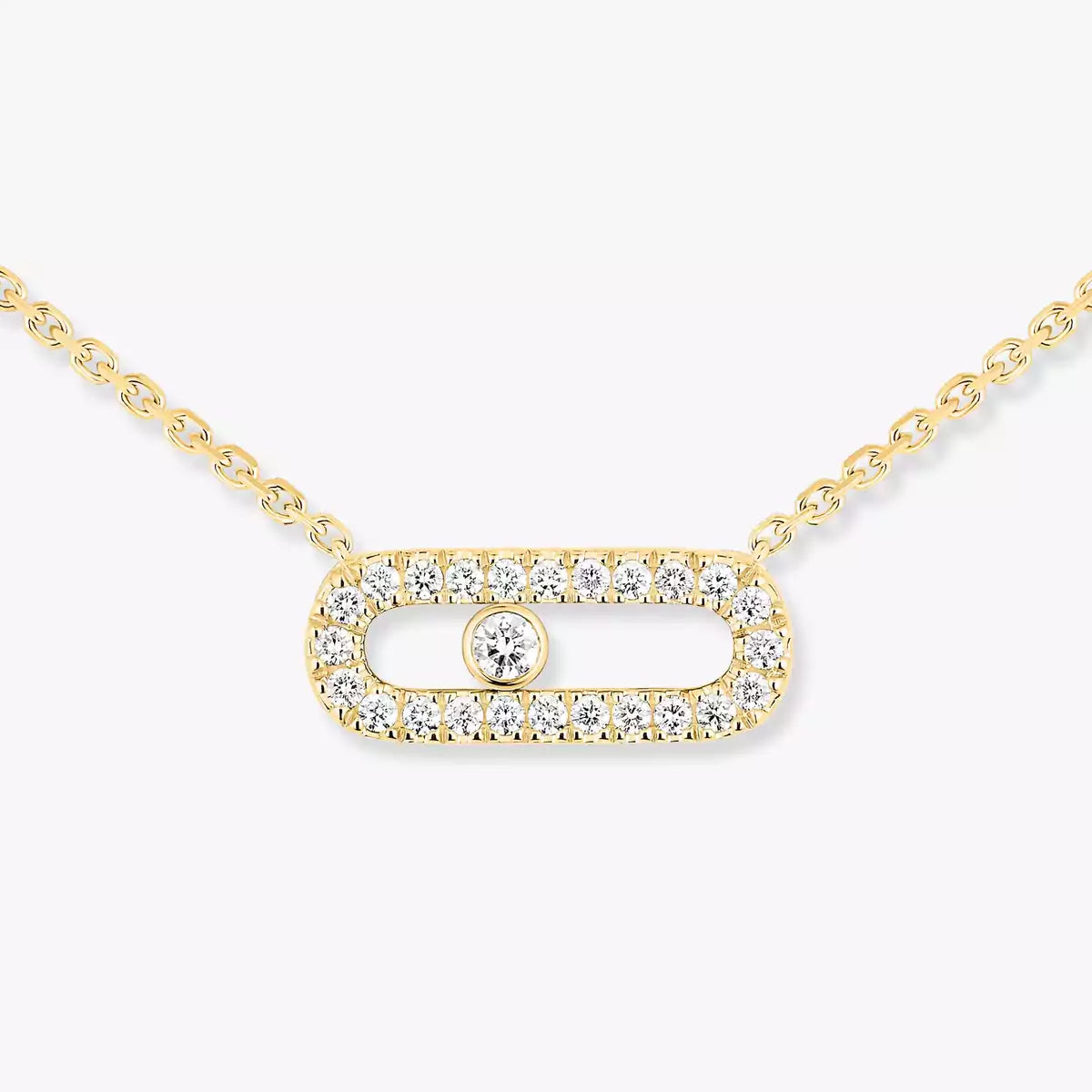 [Eterna Jewels]Diamond Necklace Move Uno