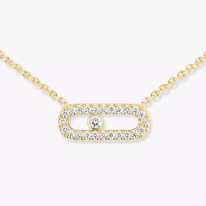 [Eterna Jewels]Diamond Necklace Move Uno