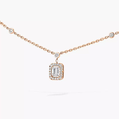 [Eterna Jewels]My Twin Diamond Necklace in Silver