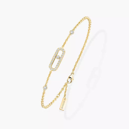 [Eterna Jewels]Move Uno Diamond Bracelet