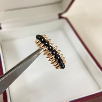[Eterna Jewels]BLACK BEAD STUD RING