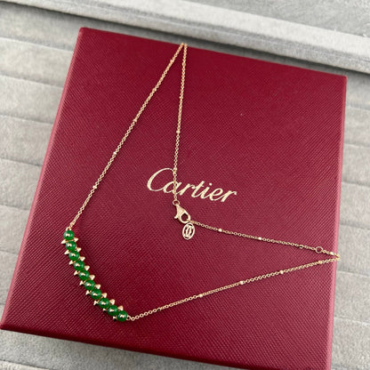 [Eterna Jewels]NEW STUD COLORED GEM PENDANT NECKLACE