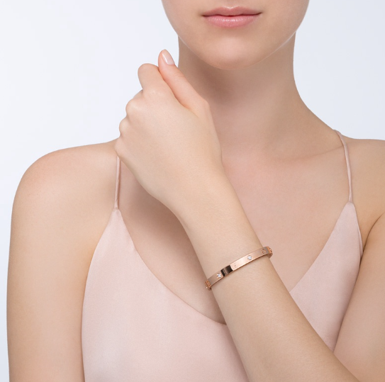 [Eterna Jewels]LOVE BRACELET 6.1MM 4 DIAMONDS