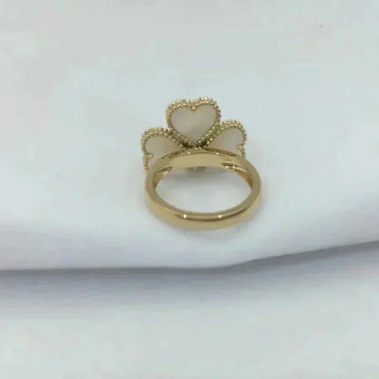 [Eterna Jewels]SWEET CLOVER WHITE MOP RING