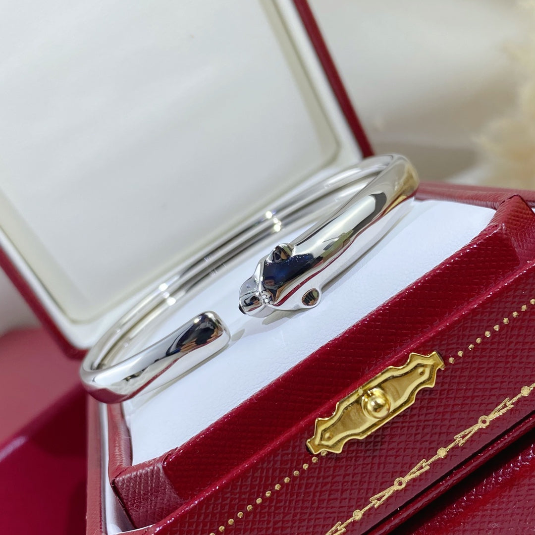 [Eterna Jewels]PANTHERE SILVER OPEN BRACELET